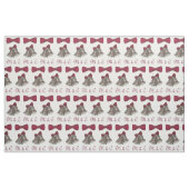 Bride Groom Initials Silver Bells Hochzeit Stoff (Fat Quarter (45,7 x 55,9 cm))