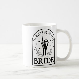 Bride Groom Skeleton Gothic Halloween Verlobung W Kaffeetasse