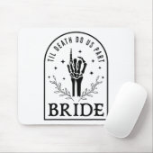Bride Groom Skeleton Gothic Halloween Verlobung W Mousepad (Mit Mouse)
