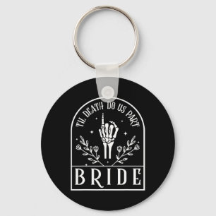 Bride Groom Skeleton Gothic Halloween Verlobung W Schlüsselanhänger