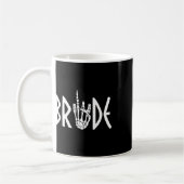 Bride Groom Skeleton Gothic Wedding Verlobung Hal Kaffeetasse (Links)