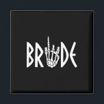 Bride Groom Skeleton Gothic Wedding Verlobung Hal Magnet<br><div class="desc">Bride Groom Skeleton Gothic Wedding Verlobung Halloween</div>