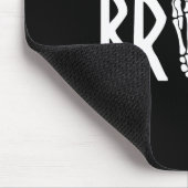Bride Groom Skeleton Gothic Wedding Verlobung Hal Mousepad (Ecke)