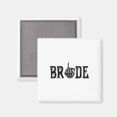 Bride Groom Skeleton Hand Halloween Bachel Magnet (Vorderseite/Rückseite)