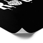 Bride Groom Skeleton Hand Halloween Chelor Poster (Ecke)