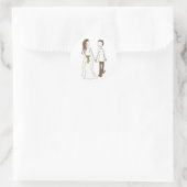 Bride & Groom Sticker von TearDrop Hochzeiten (Tasche)