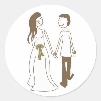 Bride & Groom Sticker von TearDrop Hochzeiten