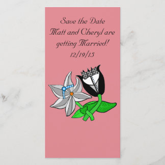 Bride Groom Wedding Foto Card individuell anpassen Save The Date