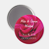 Bride Groom Wedding Magnet Speichern Sie die Datum (Vorderseite/Rückseite)