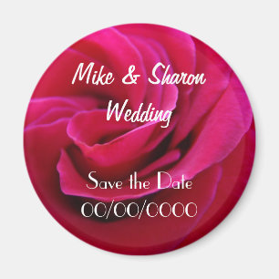 Bride Groom Wedding Magnet Speichern Sie die Datum