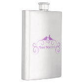 Bride Groom Wedding personalize Destiny's Flachmann (Rechts)