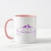 Bride Groom Wedding personalize Destiny's Tasse (Links)