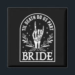 Bride Groom Wedding Verlobung Halloween Couple Ma Magnet<br><div class="desc">Bride Groom Hochzeit Verlobung Halloween Paare Matching</div>
