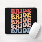 Bride Groovy Bridal Junggeselinnen-Abschied Mousepad (Mit Mouse)