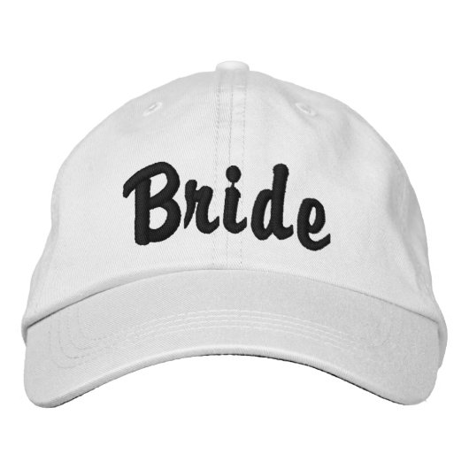 "Bride Hat" Bestickte Baseballkappe (Vorderseite)