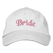Bride Hat Bestickte Kappe (Vorderseite)