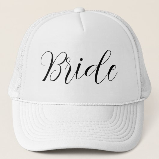 Bride Hat Truckerkappe (Vorderseite)