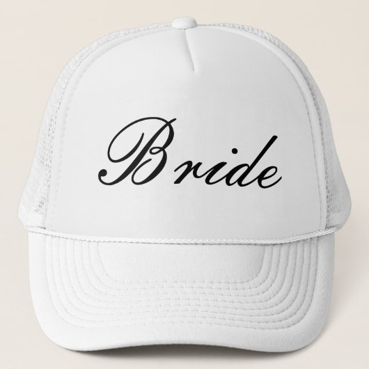 Bride Hat Truckerkappe (Vorderseite)
