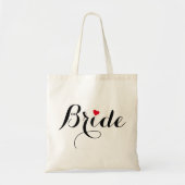 Bride Heart Wedding Brautparty Tragetasche (Vorne)