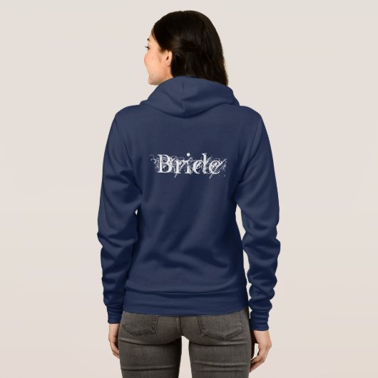 Bride Hoodie (Schwarz voll)