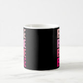 Bride I Do Crew Erreichbarkeit rosa Bachelorette Kaffeetasse (Mittel)