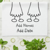 Bride I do Geschirrtuch (Gefaltet)