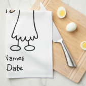 Bride I do Geschirrtuch (Viertel Falte)