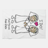 Bride I do Geschirrtuch (Horizontal)