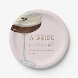 Bride In A Tini Bit Expresso Martini Bridal Shower Pappteller