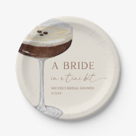 Bride In A Tini Bit Expresso Martini Bridal Shower Pappteller