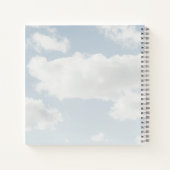 Bride Is On Cloud Nine Bridal Shower Guestbook Notizblock (Rückseite)