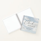 Bride Is On Cloud Nine Bridal Shower Guestbook Notizblock (Innenseite)