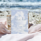 Bride ist auf Cloud Nine Brautparty Elegant Einladung