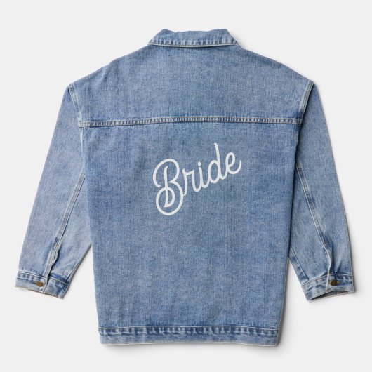 "Bride" Jeansjacke (Rückseite)