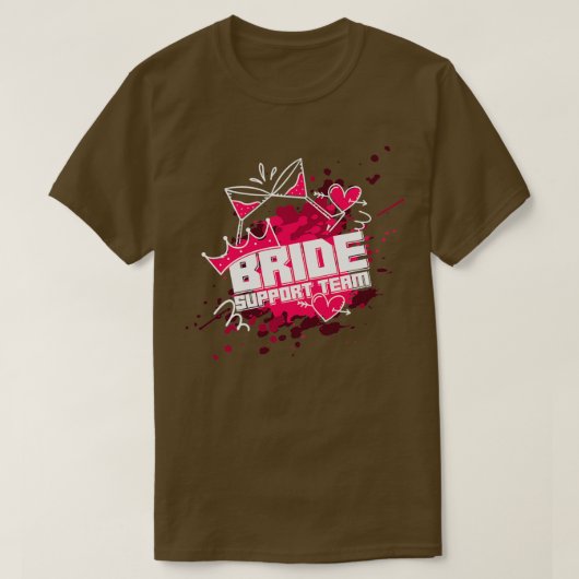 Bride JGA Ehe Party T-Shirt (Design vorne)