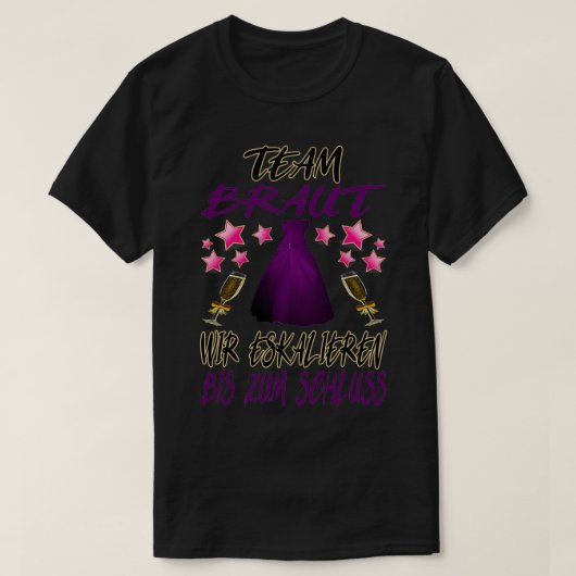 Bride JGA T-Shirt (Design vorne)
