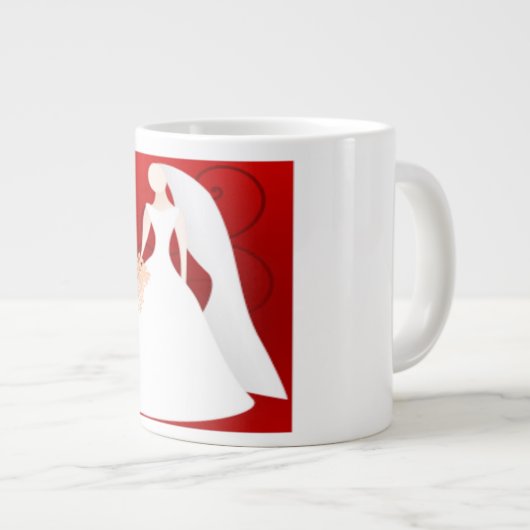 BRIDE Jumbo-Tasse (Vorderseite Rechts)