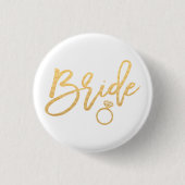 Bride-Kalligraphie Button (Vorderseite)