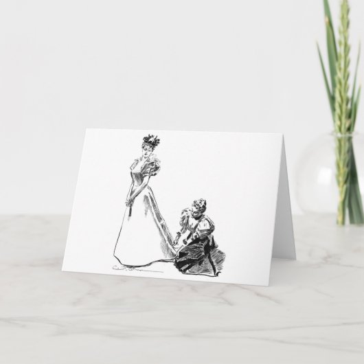 Bride Karte (Vorderseite)