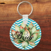 Bride Key Chain Boho Cacti Cactus Succulent Bohemi Schlüsselanhänger (Vorderseite)
