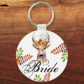 Bride Key Chain boho Reh Buck Head Browning Bohem Schlüsselanhänger (Vorderseite)