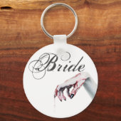 Bride Key Chainzombie Blut Tropfen Vampire Gothic Schlüsselanhänger (Vorderseite)