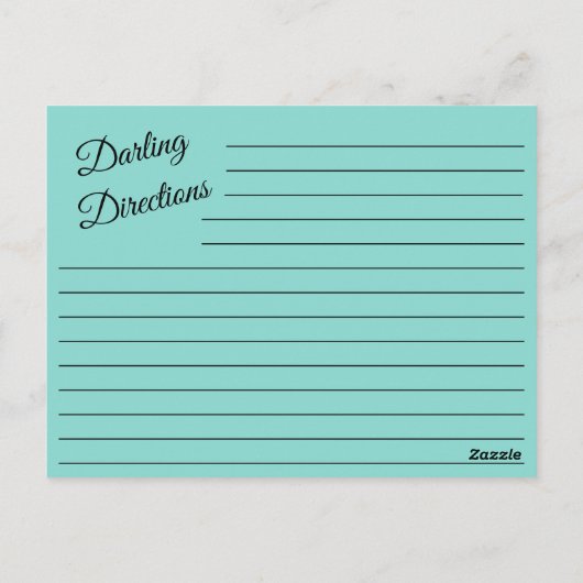 BRIDE Kitchen Brautparty Party Rezept Karte (Rückseite)