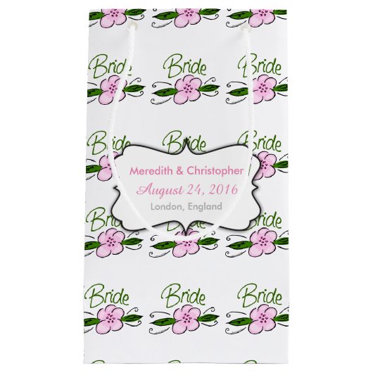 Bride Kleine Geschenktüte (Vorderseite)