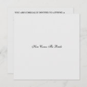 BRIDE kommt hier zum Bride Shower Party Einladung (Vorne/Hinten)