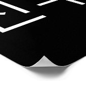 Bride Korean Hangul Sinbu Korean Fianceé Wedding M Poster (Ecke)