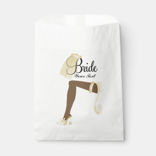 Bride-Kraft-Gefälligkeitsags Geschenktütchen (Vorderseite)