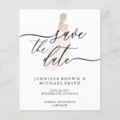 Bride Lady Save the Date Flyer (Vorne)