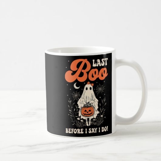 Bride Last Boo Lace Ghost Junggeselinnen-Abschied Kaffeetasse (Rechts)