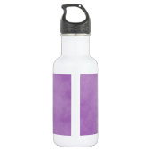 Bride Lavender Parchment Trinkflasche (Rückseite)